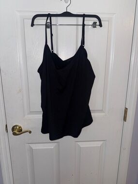 Lane Bryant Black Cowl Neck Camisole
